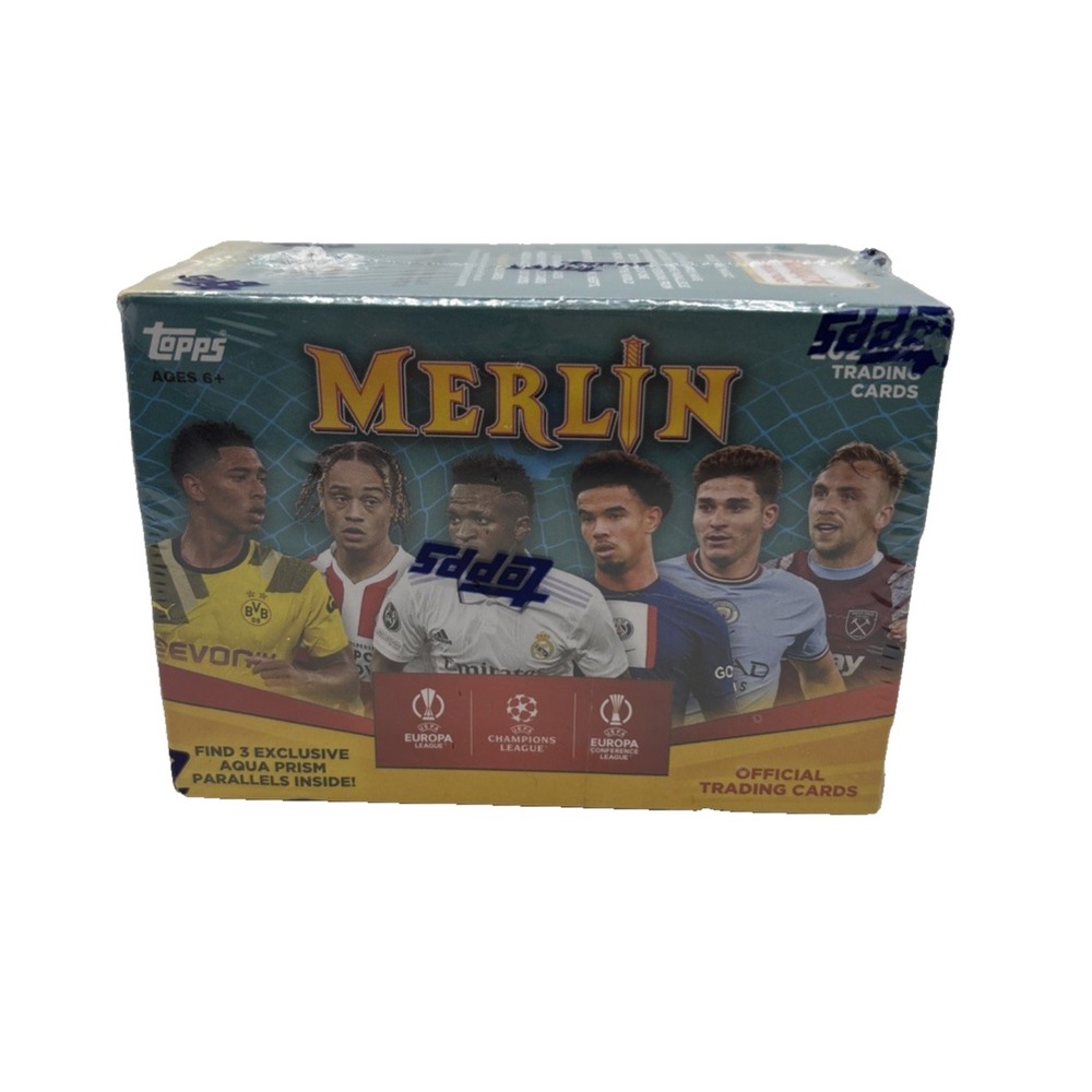 2022-23 Topps Merlin UEFA Champions League Soccer Sealed Blaster Box